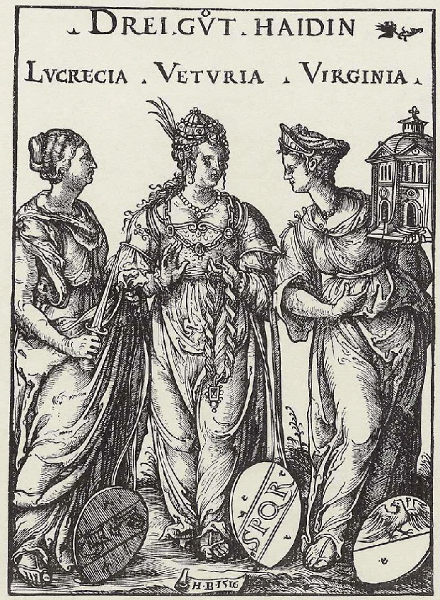 Burgmayer drei heidn -heldinnen