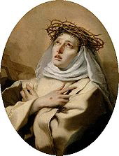 Catharina v Siena mit Stigmata