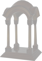 Renaissance-Kuppel-honigfarben-aus-Holz